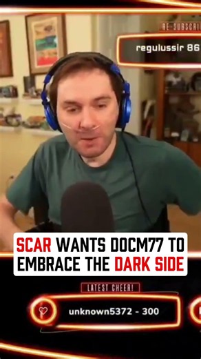 Scar Wants Docm77 To Embrace The Dark Side