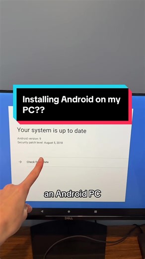 Running Android on my PC?? #pc #android #techtok | pc