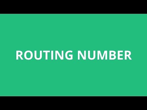 How To Pronounce Routing Number - Pronunciation Academy