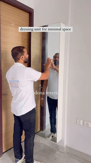 154K views · 1.3K reactions | Dressing unit for minimal space. #dressing#dressingunit #dressingtable #dressingunitdesign #reels #instagood #interior #instadaily #affordable #homeinterior #interiordesigners #noidaextension | Woodona Interior | Facebook