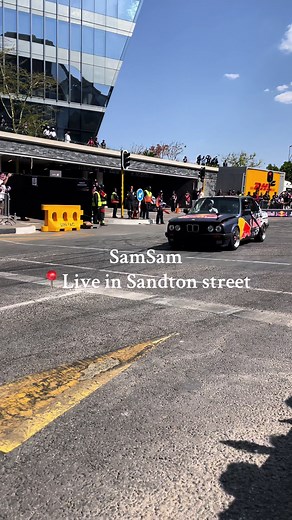 SamSam BMW 325i Drifting at Red Bull Showrun in Sandton