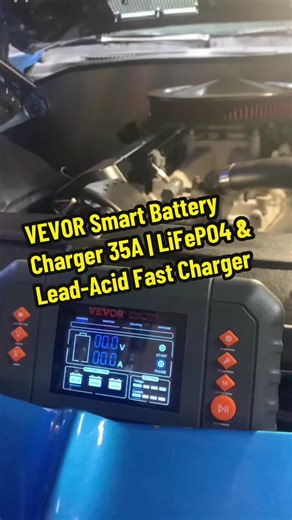 VEVOR Smart Battery Charger: Fast Auto Charging Power
