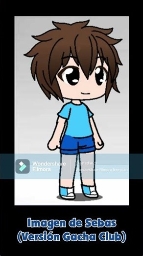 Imagen de Sebas (de Roblox) en Versión Gacha Club