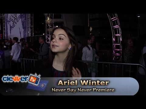 Ariel Winter: Never Say Never Premiere Interview