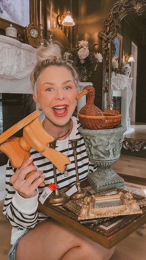 Thrift (and consignment store) haul for home decor! Which item is your fav?? And sorry for yelling 😆 | Lutz Go Home