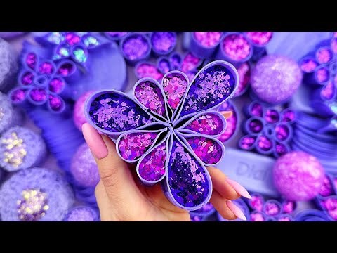 Relaxing ASMR Soap Art: Crushing Colorful Soap, Cutting cubes, and Creating with Glitter and Foam!