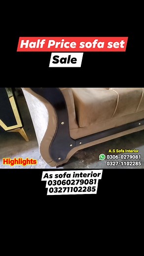 2K views · 14 reactions | Half Price sofa set in Karachi As sofa interior 03060279081 03271102285 #fypシ゚viralシ #foryoupage #sofadesign #reelsviralシ #virals | Marketing vlogs with Sultan | Facebook