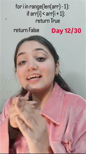 Day 12 | Check if Array is Sorted | DSA for Beginners | Python #dsa #code #codeprep