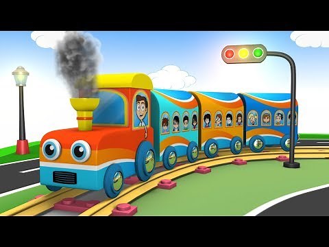 Toys for Children Train Cartoon - Trains for Kids Choo Choo Train - Kids Toy Factory Train
