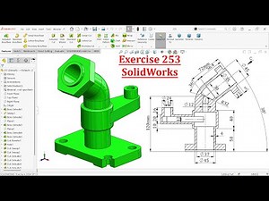 SolidWorks Tutorial For Beginners-Exercise 253
