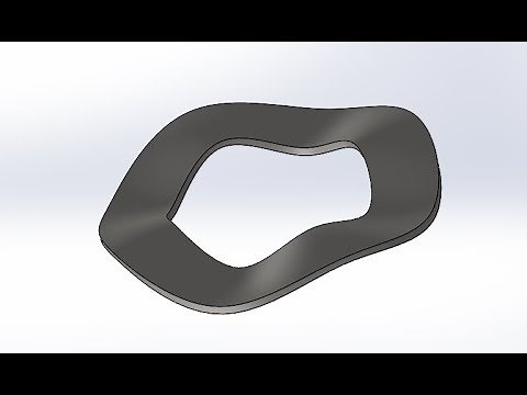 wave washer Tutorial in SolidWorks