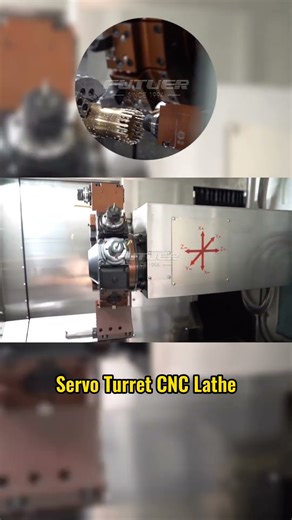 CNC Lathe Servo Turret type [Customized 12tools or 15tools]