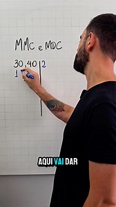MMC e MDC na mesma fatoração #matematica #concursos #educacao | Profdombrauskas Matemática