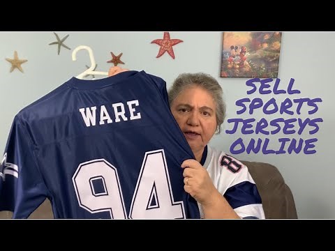 How to Sell Sports Jerseys online - eBay or Poshmark - flippers
