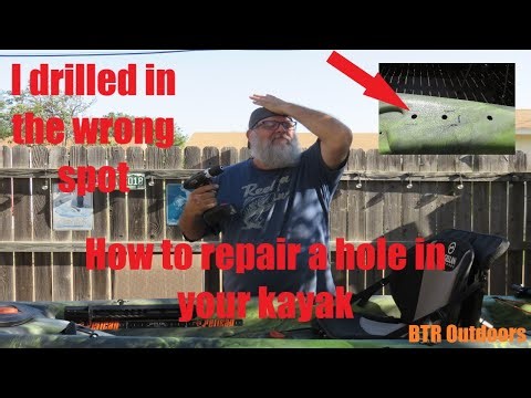 How to repair a hole in your kayak