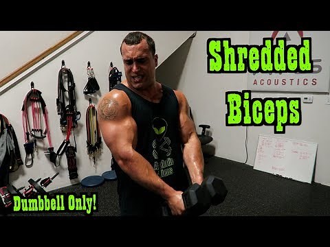 Intense Tabata Dumbbell Bicep Workout (HIIT)