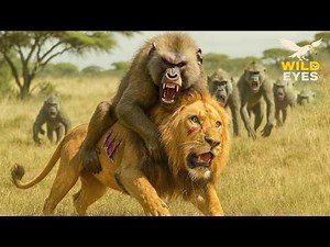 Baboon vs Lion – The Moment Everything Turned Deadly | Animal Documentary