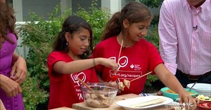 Devin Alexander Cooks Chicken Kabobs with Tzatziki
