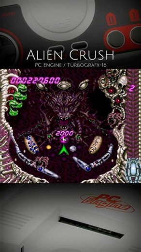 Alien Crush (PC Engine/ TurboGrafx-16) #retrogaming #pcengine #turbografx