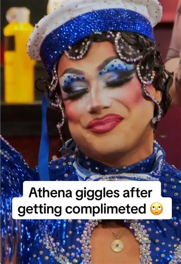 I love to see this side of her 🥹 The giggle made me burst out laughing 😳😳 #dragrace #rupaulsdragrace #dragqueen #drag #rpdr