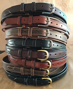 Amish Handmade Leather Belt: Texas Ranger Style Western Belt, 1.5" Wide, Removable Buckle - Etsy