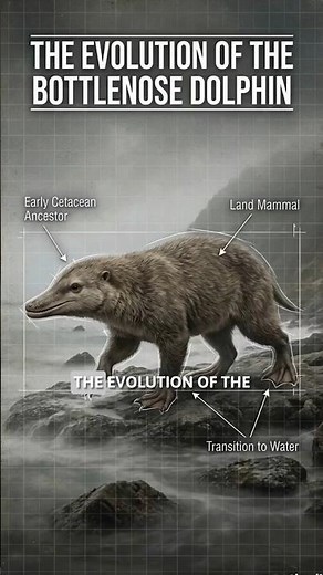 The Evolution of the Bottlenose Dolphin #dolphin #evolution