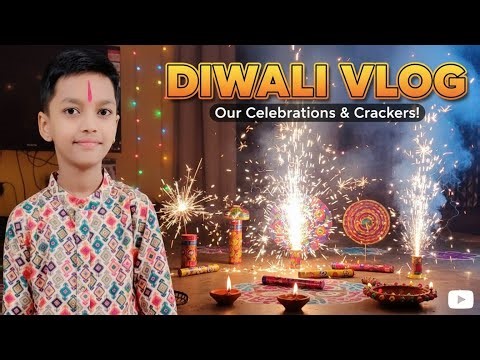 Diwali Laxmi Pujan & Crackers Testing at Night