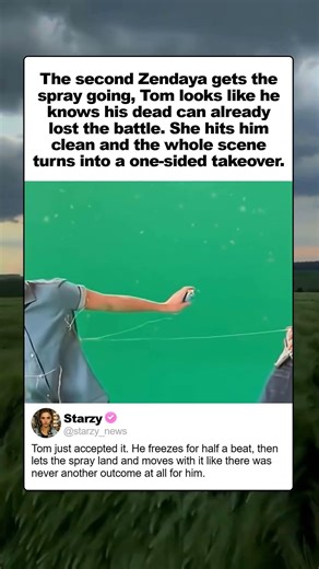 TOM HOLLAND TAKES THE HIT