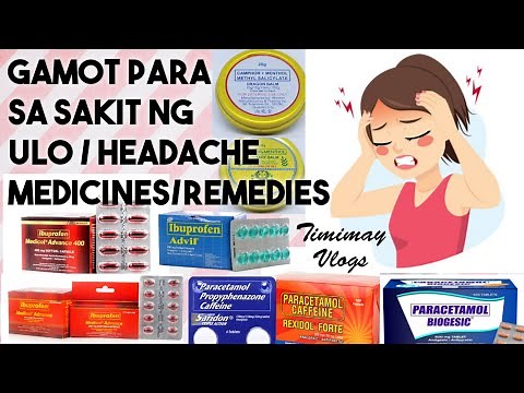 Gamot para sa Sakit ng Ulo | Headache OTC Medicines | Timimay Vlogs