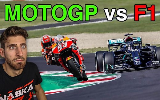 【中文字幕】F1 vs MotoGP 差距到底有多大 - 穆杰罗赛道圈速对比