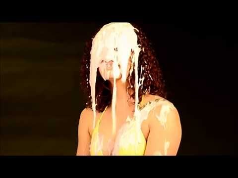 Hot Girl Coverd in Slime