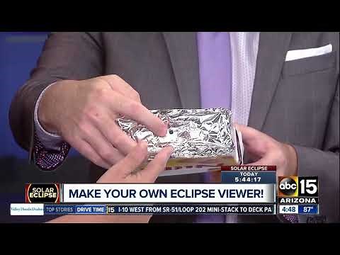 Make your own solar eclipse viewer