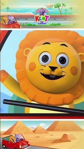 🚗 Fun Road Trip Song with Kent The Elephant #shorts #kidssongs #nurseryrhymes