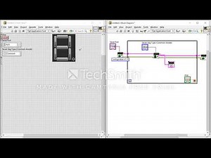 7-segment with Arduino using Labview