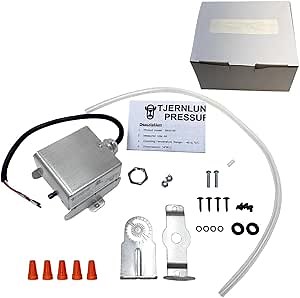 Tjernlund DBT Automatic Activation Control for Dryer Duct Booster Exhaust Fans, Adjustable Pressure Switch