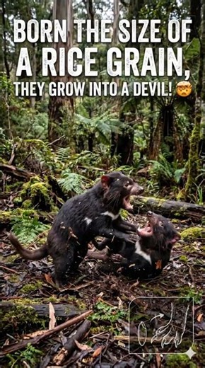An animal that will NEVER be tame 🚫🐯#TasmanianDevil #WildlifeSecrets #wildlife #animals #nature