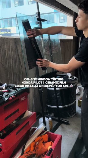 Honda Pilot ceramic tint install. Los Angeles 📍 | Ceramic Tint