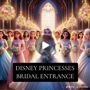 Shawnie Cooper on Instagram: "Disney princesses getting married 💐👰🏾🥰😍"