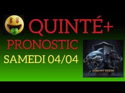 PRONOSTIC PMU QUINTÉ+ DU JOUR SAMEDI 4 AVRIL 2026 