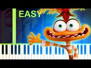 Credits Theme | INSIDE OUT 2 - EASY Piano Tutorial - Videos For Kids