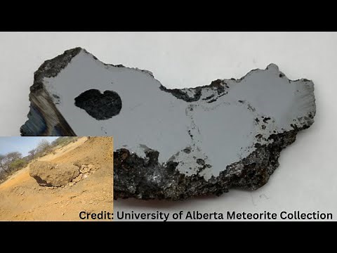 Two minerals never before been seen on Earth found inside 17-ton meteorite