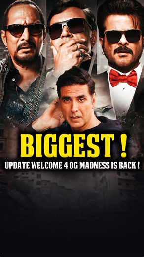 REUNITE For WELCOME 4 🤯🔥 #shortvideo #ytshorts #shorts #welcome4 #akshaykumar #welcome3 #nodatafilm
