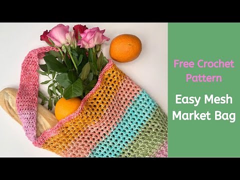 How to crochet a market bag