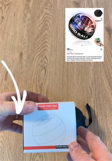 Gyroball Wrist Exerciser: Strengthen Your Arms & Wrists