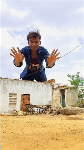 house 😱 Jumping vfx magic video kinemaster editing #thar​ #jump​ #trendingshorts​ #magic​ #shorts