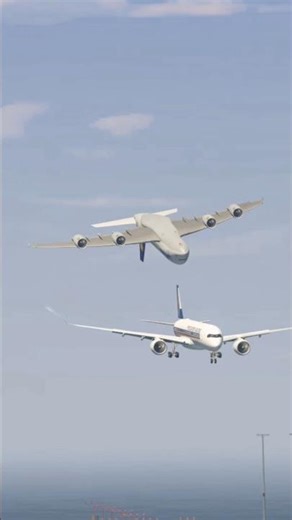 Airbus A350 Smooth Landing Turns Shocking as A380 Performs Flip Landing at Same Time | GTA V