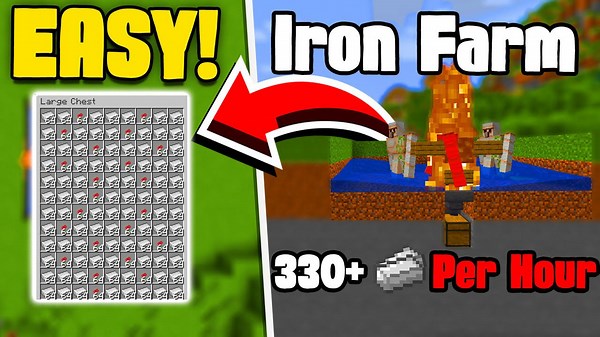 Easy Iron Farm – Minecraft 1.21+ (Java Edition Tutorial)
