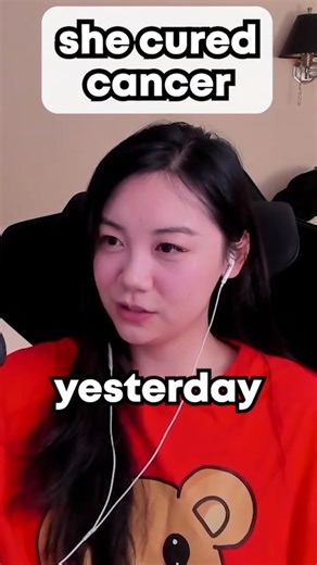 she actually found the cure...🥹