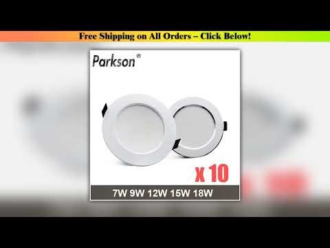 10PCS/lot Recessed led Ceiling LED Downlight AC220V-240V Led Spot Light 18W 15W 12W 9W 7W Recess