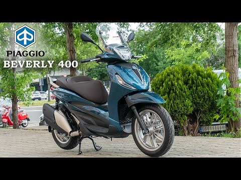 2021 Piaggio Beverly 400 HPE - Walkaround, Details, Starting Sound